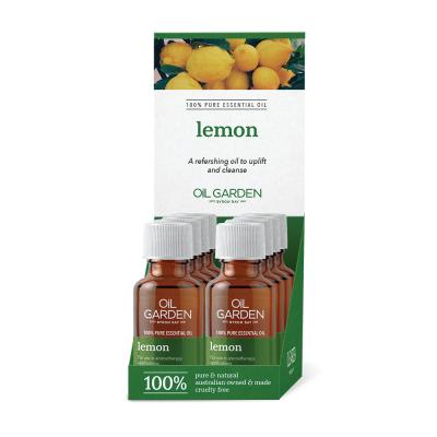 Oil Garden Essential Oil Lemon 25ml x 8 Display